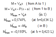 calcul moment de flexion